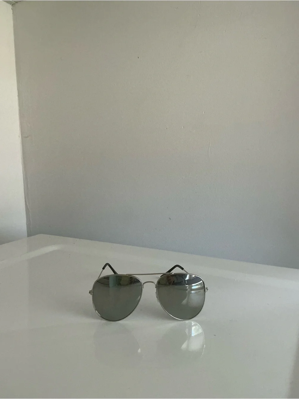Aviator Men’s Sunglasses in Silver